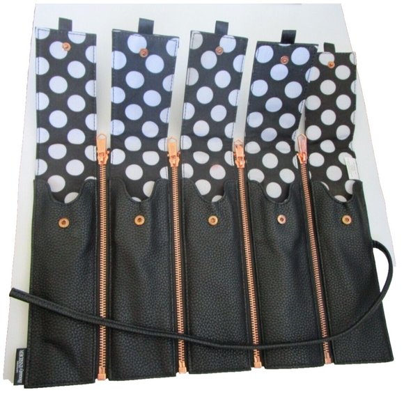 Sephora Ready to Roll Makeup Brush Roll Bag - Rolled Cosmetic Brushes Holder - Picture 6 of 15